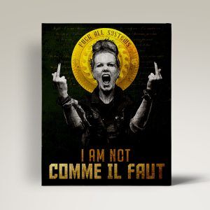 AMBASSADOR21 "I Am Not Comme Il Faut" canvas